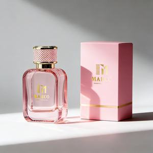 Flacone di Profumo Vuoto in Vetro Quadrato da 50ML con Tappo in Pelle Nera Design a Crimpatura - Product Image 3