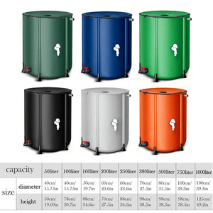 ถังเก็บน้ำฝนแบบพับได้ขนาดตามสั่งพร้อมช่องระบายน้ำเร็ว - Product Image 2