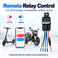 Traceur GPS 4G+2G pour trottinettes électriques et motos, antivol, suivi en temps réel, coupure d'alimentation à distance, alarme de vibration