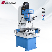 Machine de perçage et de fraisage verticale GOLDCNC ZX50C - Perceuse à tête manuelle à engrenages pour le travail des métaux