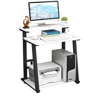 Bureau d'ordinateur personnalisé, table d'étude, espace de travail compact, mobile, autres matériaux Qwd8952