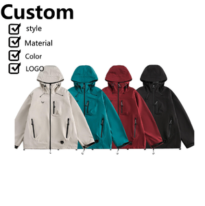 Veste polaire zippée pour homme, imperméable et coupe-vent, idéale pour les sports d'hiver, la randonnée et les activités de plein air - Product Image 1