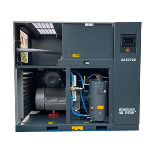 <span class=keywords><strong>Compresor</strong></span> de <span class=keywords><strong>Aire</strong></span> Industrial de Tornillo <span class=keywords><strong>Silencioso</strong></span> Atlas Copco de 90 kW, 125 hp, GA90VSD+, Bomba de Engranajes Principal, Nuevo, 380 V, 10 Bares de Presión - Product Image 1