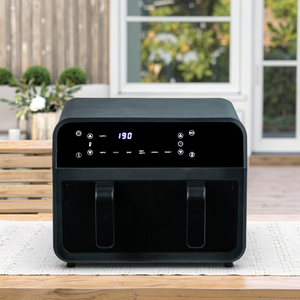 Freidora de aire de horno con pantalla táctil inteligente digital para el hogar de 8L con cesta antiadherente - Product Image 2