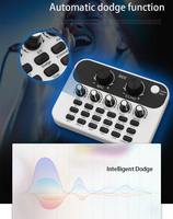 Mini carte son USB Portable sans fil 3 canaux USB Audio carte son console de mixage avec compatible sans fil pour ordinateur PC