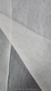 Fournisseur chinois <span class=keywords><strong>blanc</strong></span> brillant <span class=keywords><strong>tulle</strong></span> 100 en maille polyester tissu pour chaussures - Product Image 2