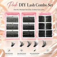 Extensions de cils DIY en gros 30D 40D 60D 80D 100D, cils en grappe, faux cils individuels segmentés, livre de cils de longueurs mixtes