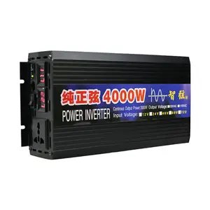 Bộ Biến Áp Điện Áp 12V 24V 220V 4000W, Bộ Biến Tần Sóng Sin Tinh Khiết Bộ Biến Áp Điện Áp DC 12V Sang AC 220V 230V 240V Bộ Chuyển Đổi Màn Hình LED