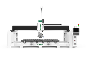 Machine à scier à pont en marbre et en granit CNC à 4 axes la plus vendue avec tête rayée et caméra à vendre - Product Image 2