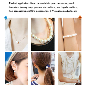 Perlas sueltas de perlas de imitación ABS de alta calidad, perlas perforadas para pulsera DIY, fabricación de joyas, accesorios de ropa - Product Image 4