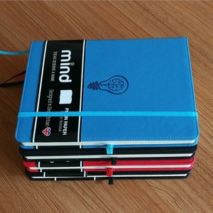 2024 cao cấp da Du lịch Nhật ký máy tính xách tay với túi in ấn logo Tạp Chí với trống trang nổi da Tạp Chí kế hoạch - Product Image 2