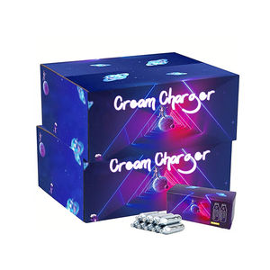 Cartouches de CO2 industrielles 8g avec logo personnalisé pour chargeurs et capsules de crème fouettée, pression 56 bars, certifiées CE/ISO - Product Image 1