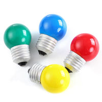 Fête de vacances 1W 2W 3W AC DC 3V 12V 24V 110V 220V B22 E26 E27 A60 Globe G45 Led Couleur Ampoule pour Décoration de Noël