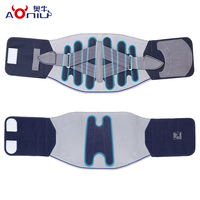 Ceinture de soutien lombaire en polyester et nylon pour soulager les douleurs du bas du dos, respirante, réglable et détachable