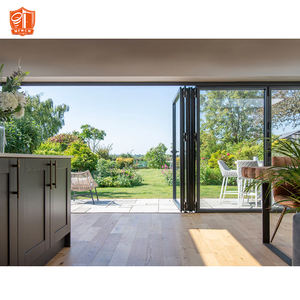 Exterieur Aluminium Vouwdeur Thermische Breuk Bi Vouw Deur Voor Tuin En Terras - Product Image 6