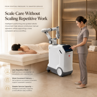 Robot de massage intelligent à tête unique ZCH, bras robotique multi-axes avec modes manuel et automatique pour centre de bien-être et spa commercial