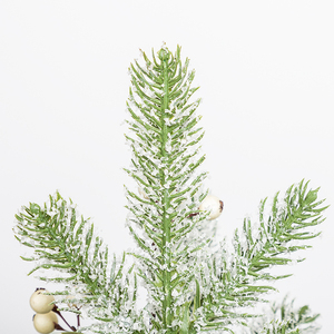 Co-Arts Indoor Plush Snow Flock Table Top Christmas <b>Tree</b> - Product Image 2