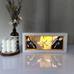 150 caja de luz de anime al por mayor artesanías de papel Zorro <span class=keywords><strong>Luffy</strong></span> LED corte de papel luz nocturna decoración de la habitación regalo para fanáticos de la animación - Product Image 4