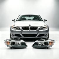 Faros Delanteros Halógenos y Xenón D3S 6000K para Serie 3 E90 E91 2009-2015, Enchufar y Usar, IP67 Impermeables, Ensamblaje de Faros de Fábrica