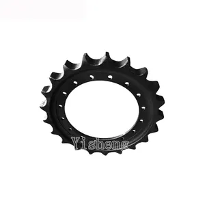 Suku Cadang Undercarriage Ekskavator Crawler Drive Sprocket 1010325 EX100 EX120 Sprocket Rim