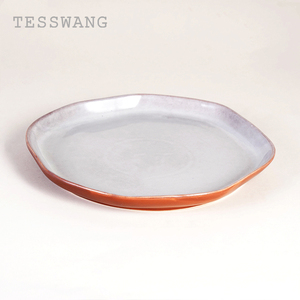 Assiette de service d'hôtel de style simple et moderne, <span class=keywords><strong>design</strong></span> en céramique occidentale pour le camping - Product Image 3