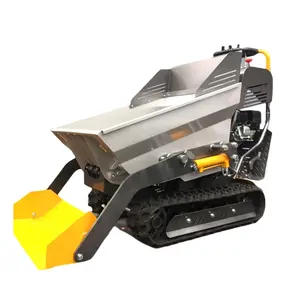 Merek Bitsmann 500kg truk dumper perayap hidrolik trek mini Tiongkok