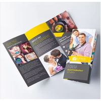 Service d'impression de brochures, dépliants, prospectus et dossiers sur mesure de qualité supérieure, avec pelliculage et papier de luxe