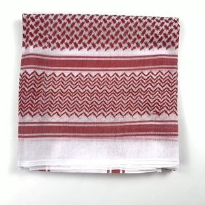 Sciarpa da <span class=keywords><strong>uomo</strong></span> con Logo personalizzato con turbante quadrato Shemagh arabo musulmana con motivo etnico Plaid in maglia di poliestere - Product Image 2