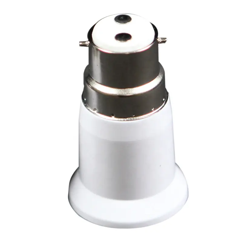 Light Bulb Base Anti-burning Durable Adapter B22 To E27 Lamp Holder Converter Screw Led Socket