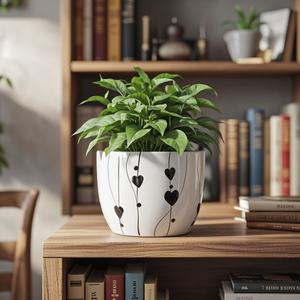Graziosi Vasi in Ceramica Dipinti a Mano per Decorazione Casa, Piccoli Contenitori per Fiori - Product Image 2