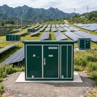 Poste de transformateur compact préfabriqué Ganzhong pour extérieur 10 kV avec transformateur réglable sur site et appareillage de commutation intégré, triple borne de recharge pour véhicules électriques