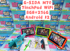 Tablette Android 12 de 7 pouces pour enfants, double cœur, neuve, avec logiciels éducatifs, <span class=keywords><strong>Netflix</strong></span>, IWawa, jouets pour enfants, conforme ROHS - Meilleures ventes - Product Image 6