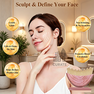 Brosse nettoyante visage à poils doux naturels, masseur facial pour drainage lymphatique, brosse ergonomique hypoallergénique pour sculpter le contour du visage - Product Image 6