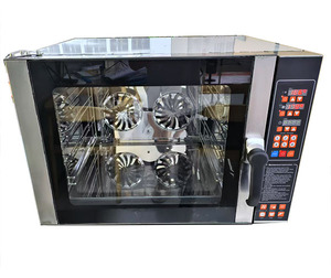 Lò nướng bánh đối lưu điện thương mại chất lượng cao, di động, 4 khay, dùng cho bánh pizza, bánh mì, nhà hàng, mới và đã qua sử dụng - Product Image 2