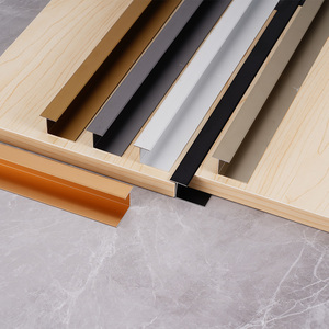 Design del rivestimento delle piastrelle del canale per pareti e soffitti da pranzo angoli di rivestimento in lega di alluminio - Product Image 1