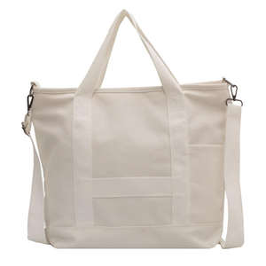 Bolsa de Mano Plegable de Lona con Dibujos Animados Gahumi, Logotipo Impreso Personalizado, Colores Personalizados, Ecológica, 100% Algodón Natural, Bolsa de Compras con Asa - Product Image 2