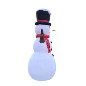 Suministros para fiestas y vacaciones Decoraciones navideñas de 8 pies de altura Muñeco de nieve inflable para decoraciones para fiestas al aire libre - Product Image 5