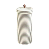 Couvercle de seau de rangement moderne et minimaliste, écologique, en corde de coton pliable, pour panier porte-papier toilette de salle de bain