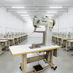 Machine à coudre industrielle programmable RN-8395D OREN à point noué sur colonne, moteur haute vitesse, tête rotative en acier inoxydable pour - Product Image 1