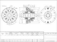 Réducteur harmonique modulaire de type chapeau creux haute précision à faible jeu pour équipement d'automatisation de joint de robot