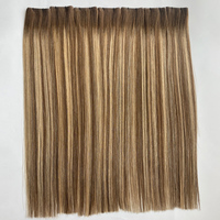 Produk Rambut Qingdao Haiyi, Ekstensi Rambut Laris Manis, Warna Rambut Asli, Genius Weft # Harga Pabrik Tientsin
