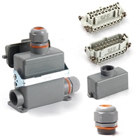 Connecteur Rectangulaire Robuste en Aluminium BYLJQ HE, Assemblage Complet, Prise et Bornier à Vis pour PCB, Automatisation Industrielle, Camion