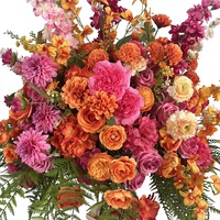 Boule de fleurs de mariage en soie artificielle, vente directe d'usine DKB, centre de table pour décoration d'événements de mariage