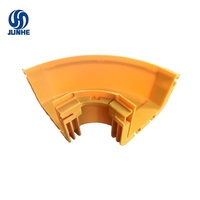 Rampe de câbles personnalisable en PVC jaune ventilée pour centre de données – Nouveau système de gestion de câbles efficace pour câbles à fibre optique