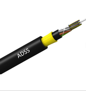 Ngoài trời FTTx Mạng Cáp Quang thông tin liên lạc adss mô hình đôi áo khoác PBT lỏng ống bị mắc kẹt dây thép - Product Image 1