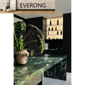 Losas y Azulejos de Mármol Verde Pradas - Diseño Moderno Pulido para Cocina, Apartamento, Hotel y Uso en Exteriores - Product Image 3