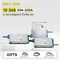 ANT Smart BMS 10S-24S 36V-72V LiFePO4 Batterie Lithium-Ion 18650 Carte PCB 50A-220A Courant UART/Communication 3 oz