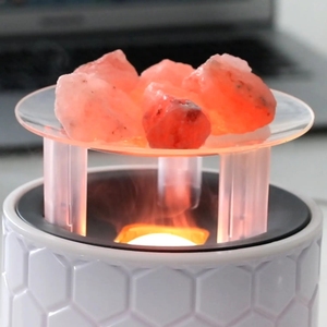 Himalaya Electric Flame Aroma Diffuser Portable Plastic Wood Essential Oil Burner Remote <strong>Control</strong> 1-Year for Household Use - Product Image 6