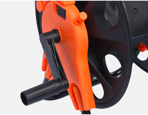 Support de lavage de voiture de <span class=keywords><strong>tuyau</strong></span> <span class=keywords><strong>d</strong></span>'eau à roues pliant <span class=keywords><strong>60</strong></span> <span class=keywords><strong>m</strong></span> de stockage de <span class=keywords><strong>tuyau</strong></span> domestique artefact support de rembobinage de voiture en plastique - Product Image 5