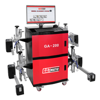 Máquina de Alineación de Ruedas Digital CCD Automática GATmatic GA-200, Software Multi-idioma de Alta Precisión, Computarizada con Zigbee